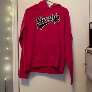 Shortys pink hoodie